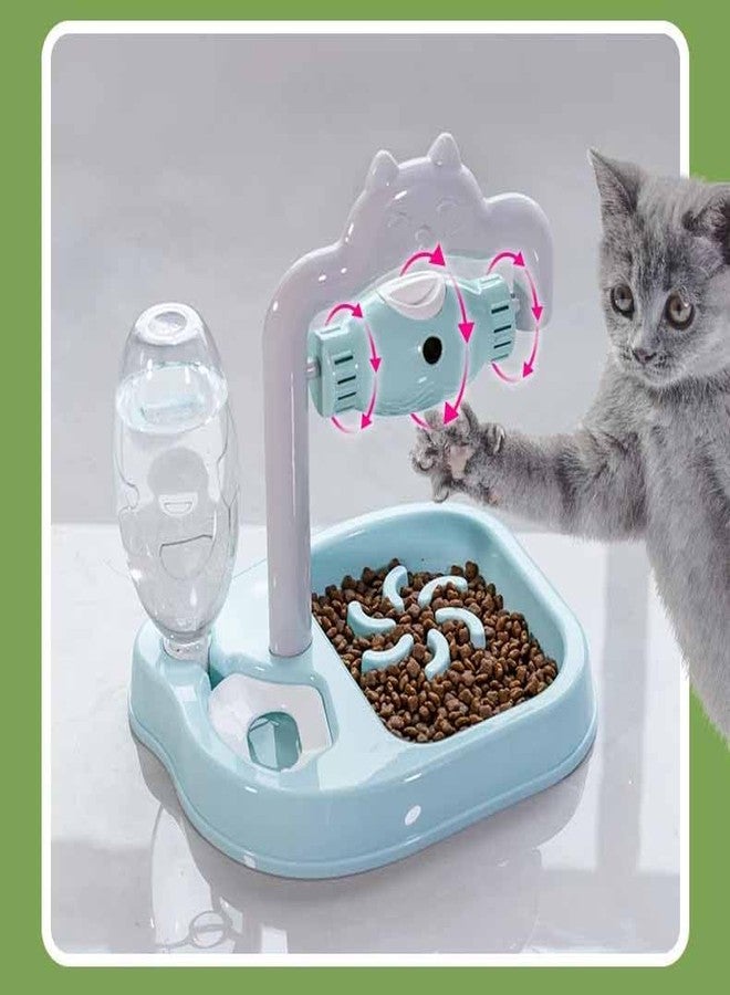 TGOPIT موزع طعام أوتوماتيكي للحيوانات الأليفة من TGOPIT: وعاء ماء دوار للحيوانات الأليفة، يُعاد تعبئته بالجاذبية، سهل التنظيف، لوازم تغذية ذاتية للحيوانات الصغيرة والكبيرة، الجراء والقطط (قطعة واحدة) - Image 1